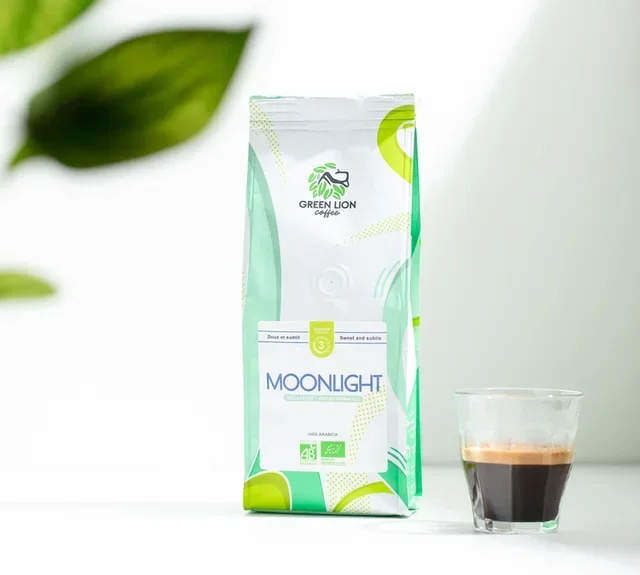 GREEN LION COFFEE Moonlight Decaf Organic - 250g Ground Coffee