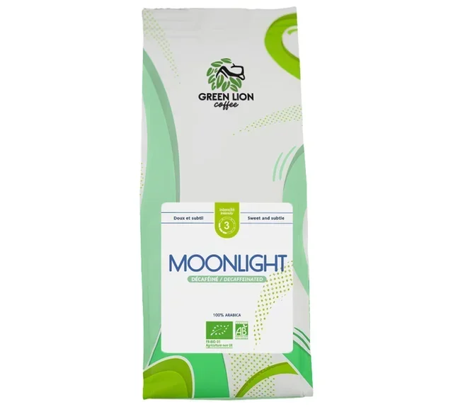 GREEN LION COFFEE Moonlight Decaf Organic - 250g Ground Coffee