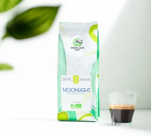 250 g - Luomu Kahvipavut - Moonlight Kofeiiniton - GREEN LION COFFEE