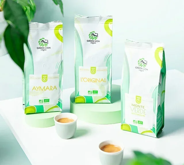 Caffè in Grani Biologico La Miscela delle Ande 5 Kg - Green Lion Coffee