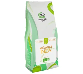250 g - Caffè in grani - Miscela Inca Bio - GREEN LION COFFEE