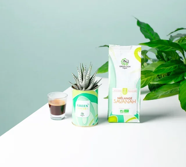 250 g - Caffè in Grani - Miscela Savanah Bio - GREEN LION COFFEE