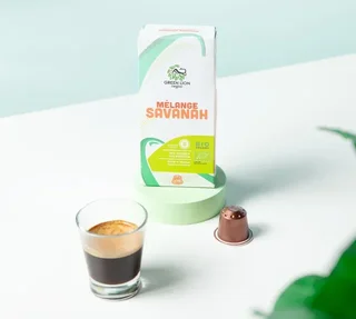 GREEN LION COFFEE Savannah Bio Keverék – 10 db Nespresso* Original kompatibilis kapszula