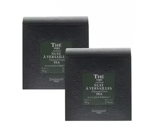 Groene Thee Nuit à Versailles - 40 Zakjes + 10 Gratis - DAMMANN FRÈRES