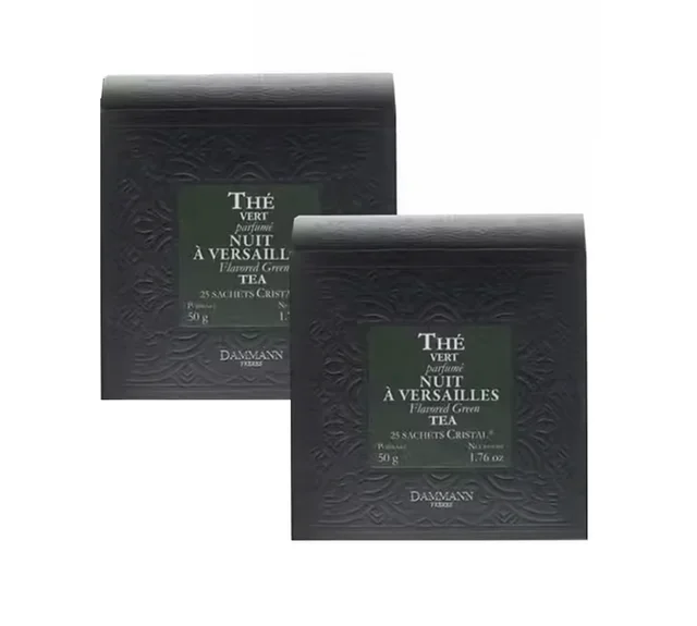 Tè Verde Nuit à Versailles - 40 Bustine + 10 in Omaggio - DAMMANN FRÈRES