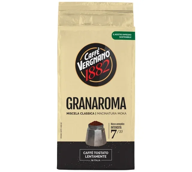 250 γρ. – Αλεσμένος καφές – Gran Aroma Classica – CAFFÈ VERGNANO
