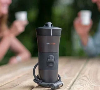 Handcoffee Auto Handpresso - Ekspres do kawy samochodowy 12V + 36 kapsułek Senseo