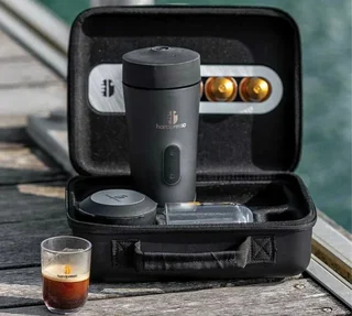 HandPresso Auto Portable Espresso Maker: Full Kit with Case