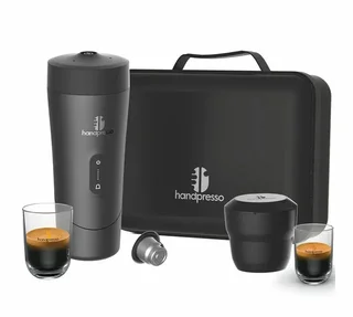 HandPresso Auto Portable Espresso Maker: Full Kit with Case