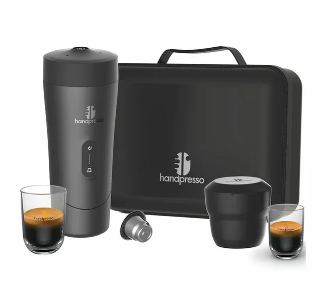 HandPresso Auto Portable Espresso Maker: Full Kit with Case