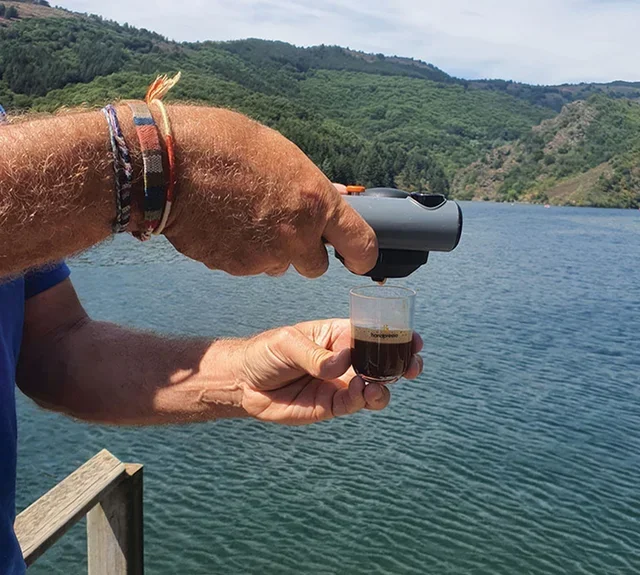 Handpresso Pump Szary - Przenośny ekspres kapsułki ESE