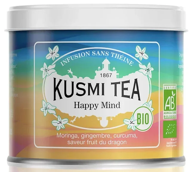 Infuso Happy Mind Bio - Tè Sfuso 100 g - KUSMI TEA