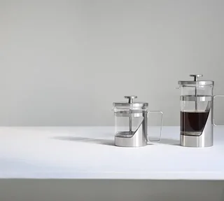 Praska Francuska HARIO Harior 7 - 600mL Szczotkowane Aluminium