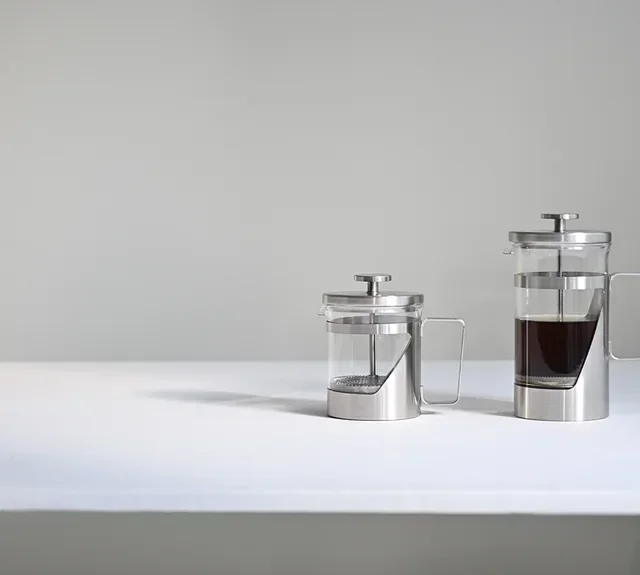 Praska Francuska HARIO Harior 7 - 600mL Szczotkowane Aluminium