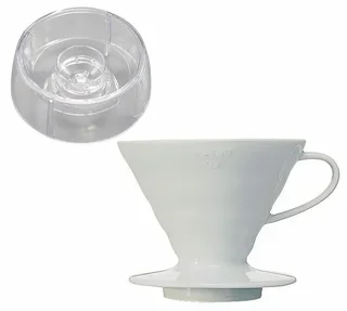 HARIO V60 drip assist pack with white V60 dripper 4 cups