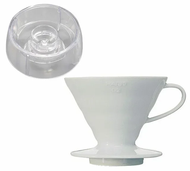 HARIO V60 drip assist pack with white V60 dripper 4 cups