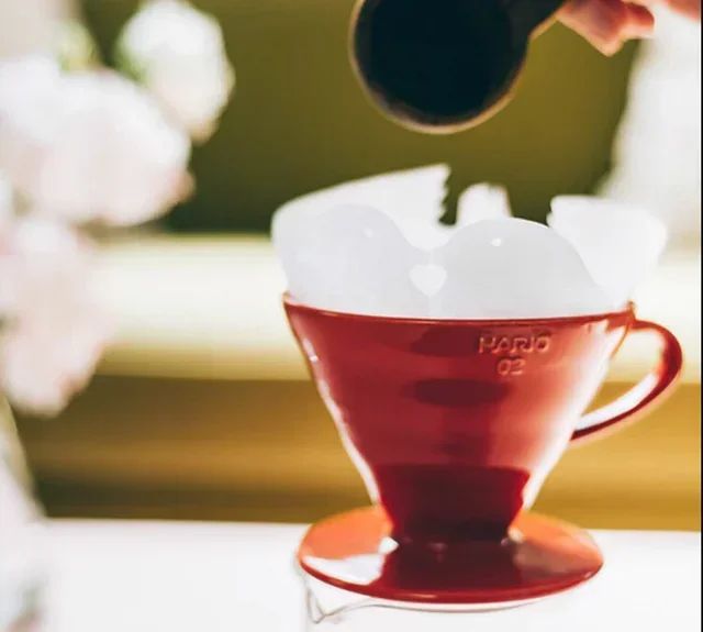 HARIO V60 VDC-02 Red Dripper 2 to 4 Cups