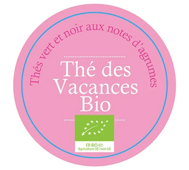 Holiday Blend Organic Tea – Green &amp; Black Loose Leaf 100g – COMPTOIR FRANÇAIS DU THÉ