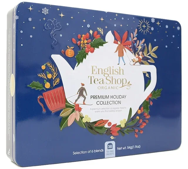 Set Tè Biologico Holiday Blu - 36 Bustine - ENGLISH TEA SHOP