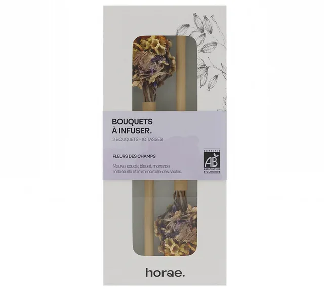 Tè Fiori di Campo Biologico HORAE - 2 Mazzi (10 tazze)