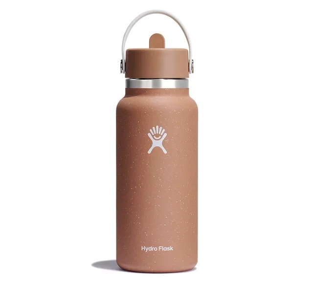 HYDRO FLASK Hőszigetelt palack Wide Flex Straw Cap Homok 94 cl