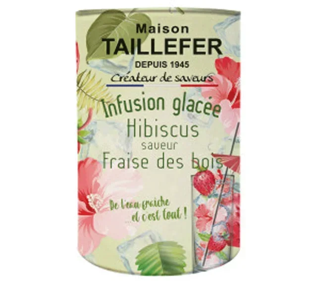 MAISON TAILLEFER - Infuso freddo Ibisco e Fragola di Bosco 100g sfuso