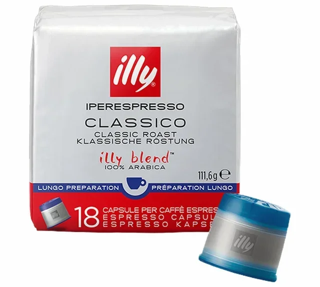108 Капсули Illy Iperespresso Lungo Класическо Печене