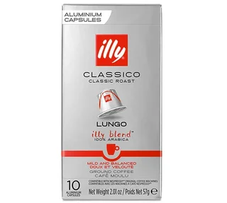 10 Yhteensopivat Nespresso* Original Paahdus Lungo Classico - ILLY