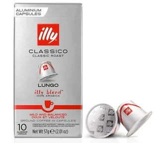 10 Yhteensopivat Nespresso* Original Paahdus Lungo Classico - ILLY
