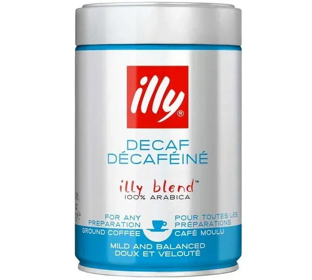 ILLY – Αλεσμένος καφές 250γρ – Αφυεινοποιημένος, ιδανικός για espresso