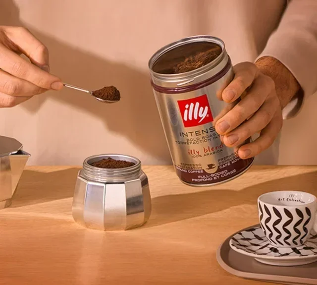 Café Moído Illy Espresso Intenso 1.5 Kg - Profissional