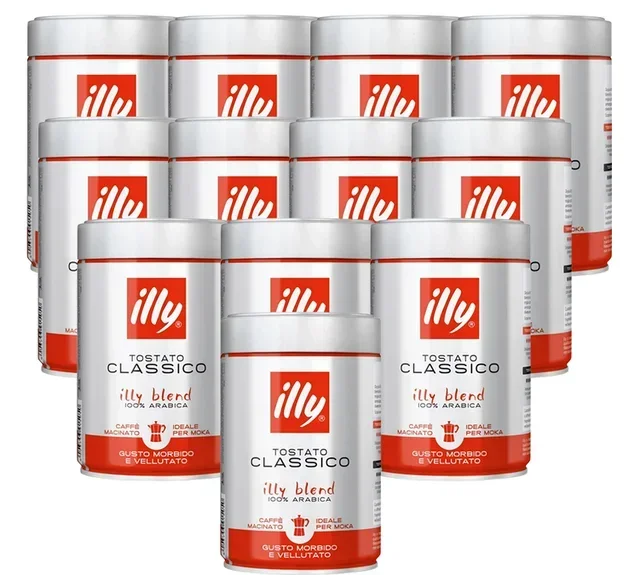 Illy Espresso Moka - 3Kg Αλεσμένος Καφές Επαγγελματικής Ποιότητας