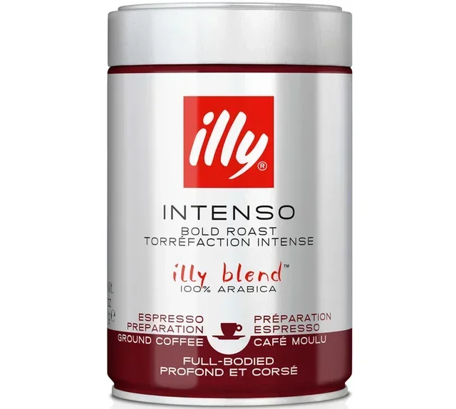 ILLY Intenso Ground Coffee - 250g - Italian Roast Special Espresso