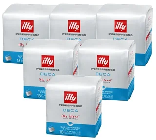 Illy Iperespresso Decaf Classic Roast Capsules - 108 Pack