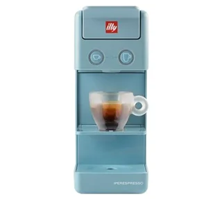 Illy Iperespresso Y3.3 i blått – kapselmaskin med tilbud