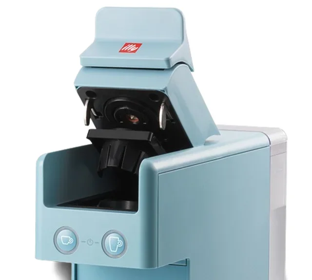 Illy Iperespresso Y3.3 i blått – kapselmaskin med tilbud