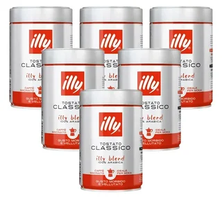 Café Moído Illy Moka 1,5 Kg - 100% Arábica Profissional