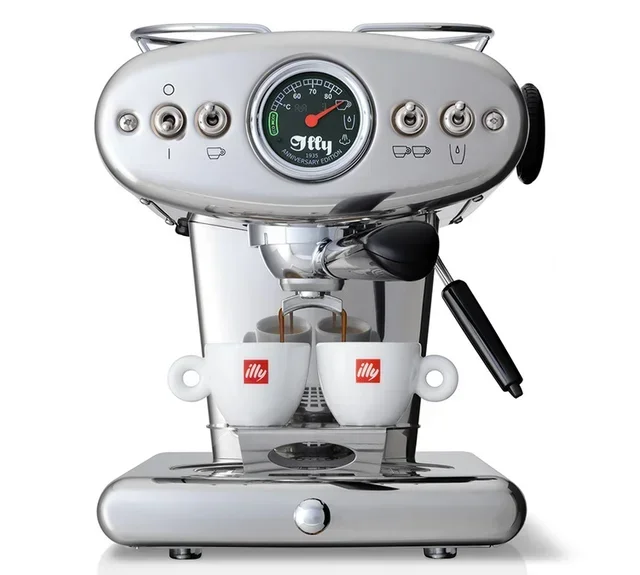 Macchina caffè espresso ILLY X1 Anniversary ESE &amp; macinato in acciaio inox
