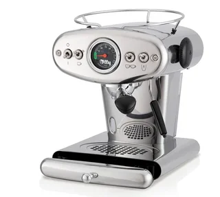ILLY X1 Anniversary espressomaskin ESE &amp; malen kaffe – rostfritt stål