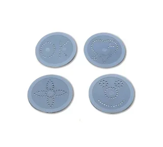 ILSA Cappuccino-Dekorierer mit 4 Edelstahlscheiben