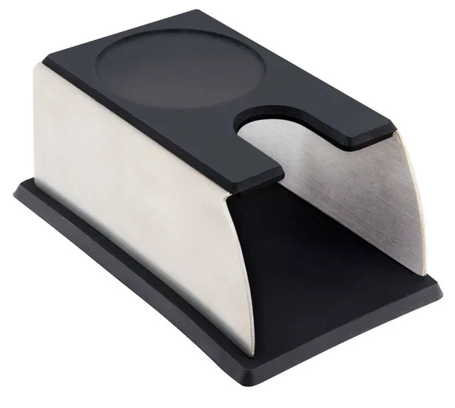 Ilsa Tamper Station - Stainless Steel &amp; Silicone