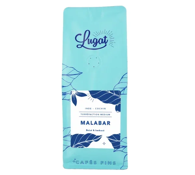 Café en grano India Malabar 250g - LUGAT