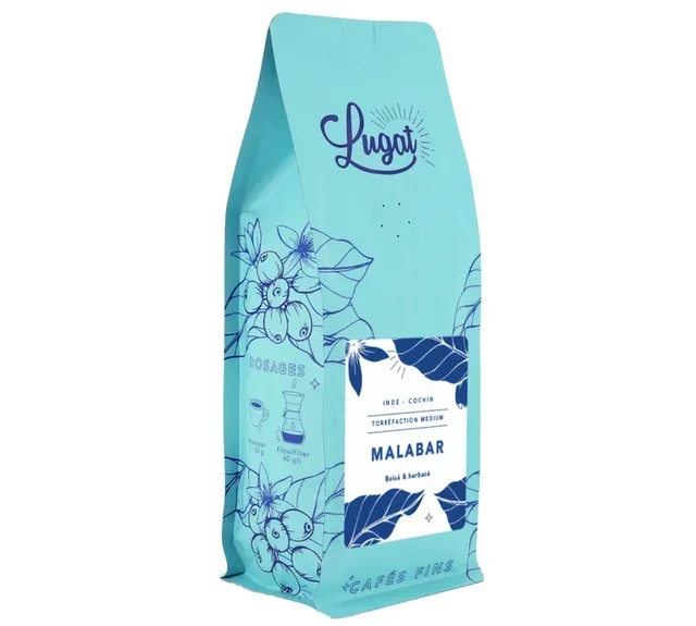 Kaffeebohnen Indien Malabar 250g - LUGAT