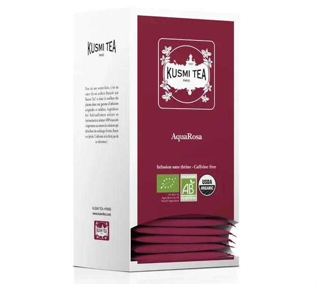 Infuso AquaRosa Bio - 10 cartoni da 25 filtri - KUSMI TEA