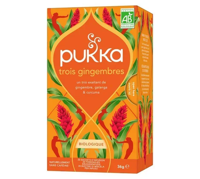 Infusion Three Organic Gingers - 20 sachets - PUKKA