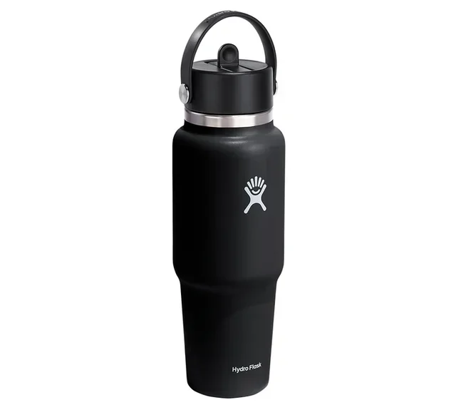 Termoszos üveg Flex Szívószálas kupak Fekete 94 cl - HYDRO FLASK