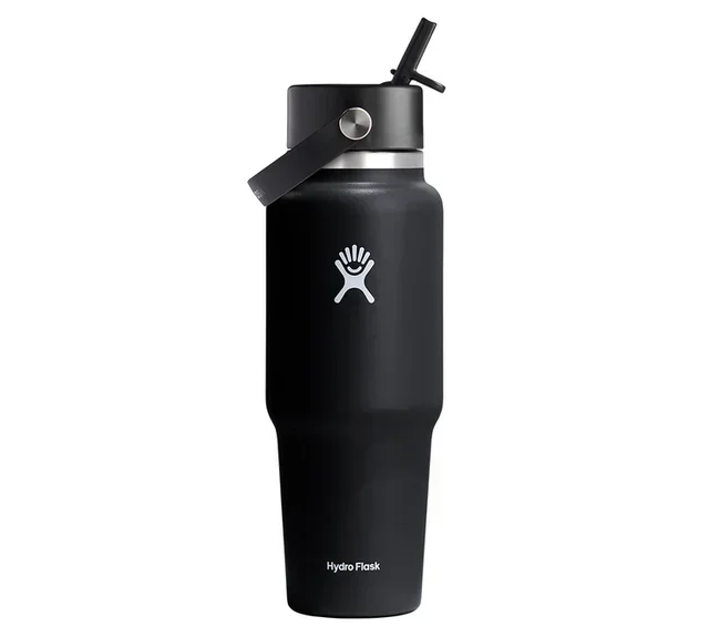 Termoszos üveg Flex Szívószálas kupak Fekete 94 cl - HYDRO FLASK
