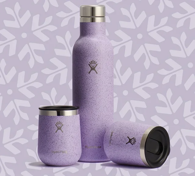 Insulated Wine Bottle 75 cl + 2 Glasses 29 cl Set - HYDRO FLASK