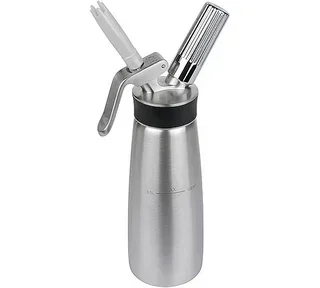 iSi CREAM PROFI WHIP 1 L gebürsteter Edelstahl Schlagsahnesiphon