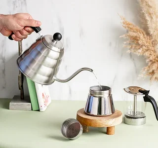 Italian Moka Pot - Kiara - 6 Cups / 25 cl - PYLANO